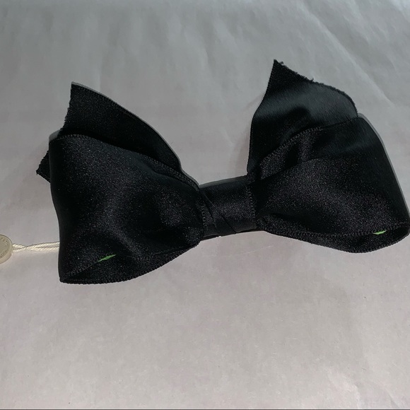 CHANEL hand wrapped silk BOW with barrette back HAIR ACCESSORY - Picture 8 of 9